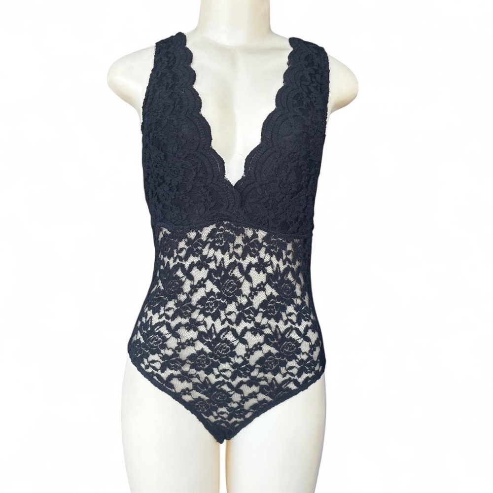 Rue21 Black Lace Bodysuit